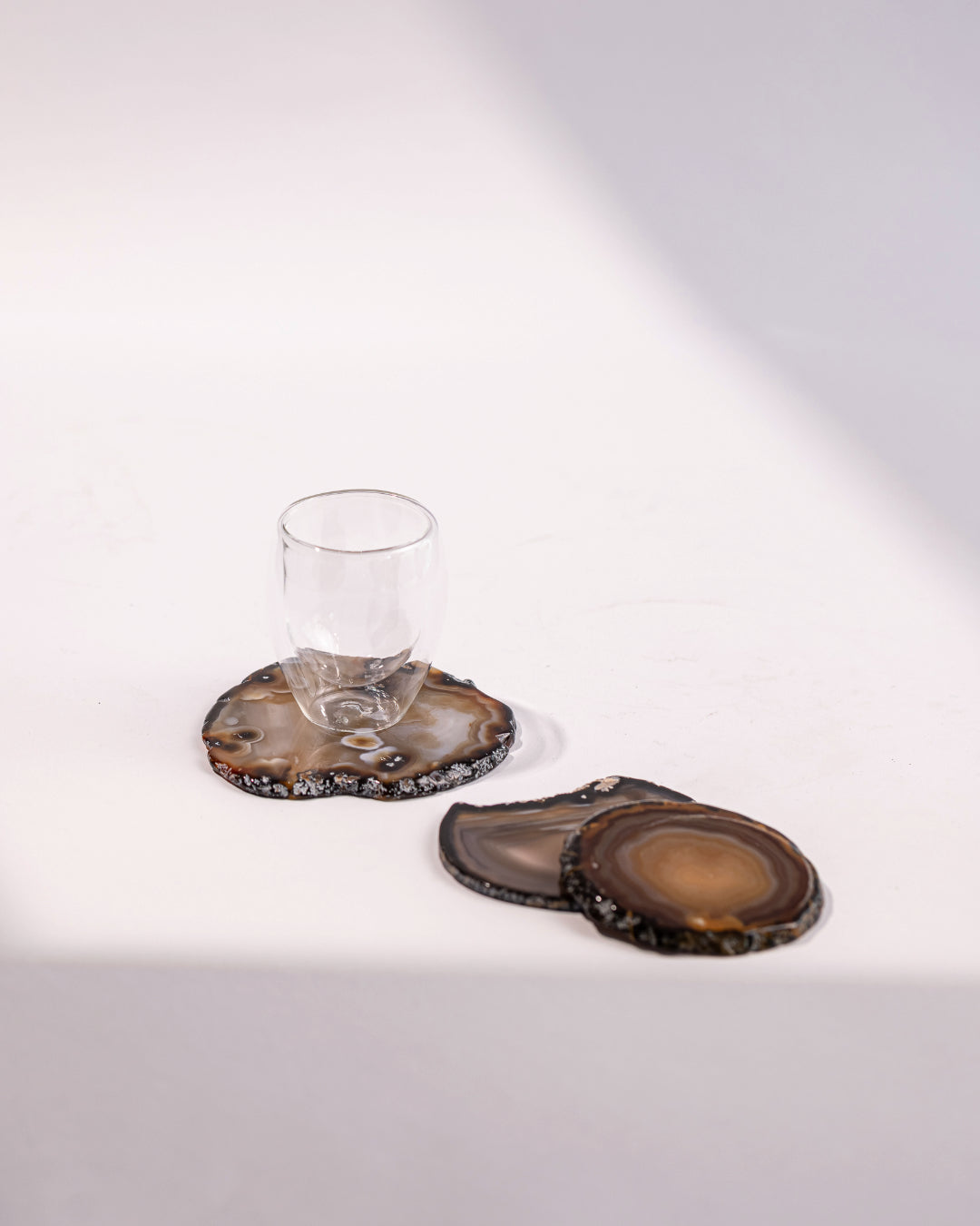 BROWN AGATE COASTERS