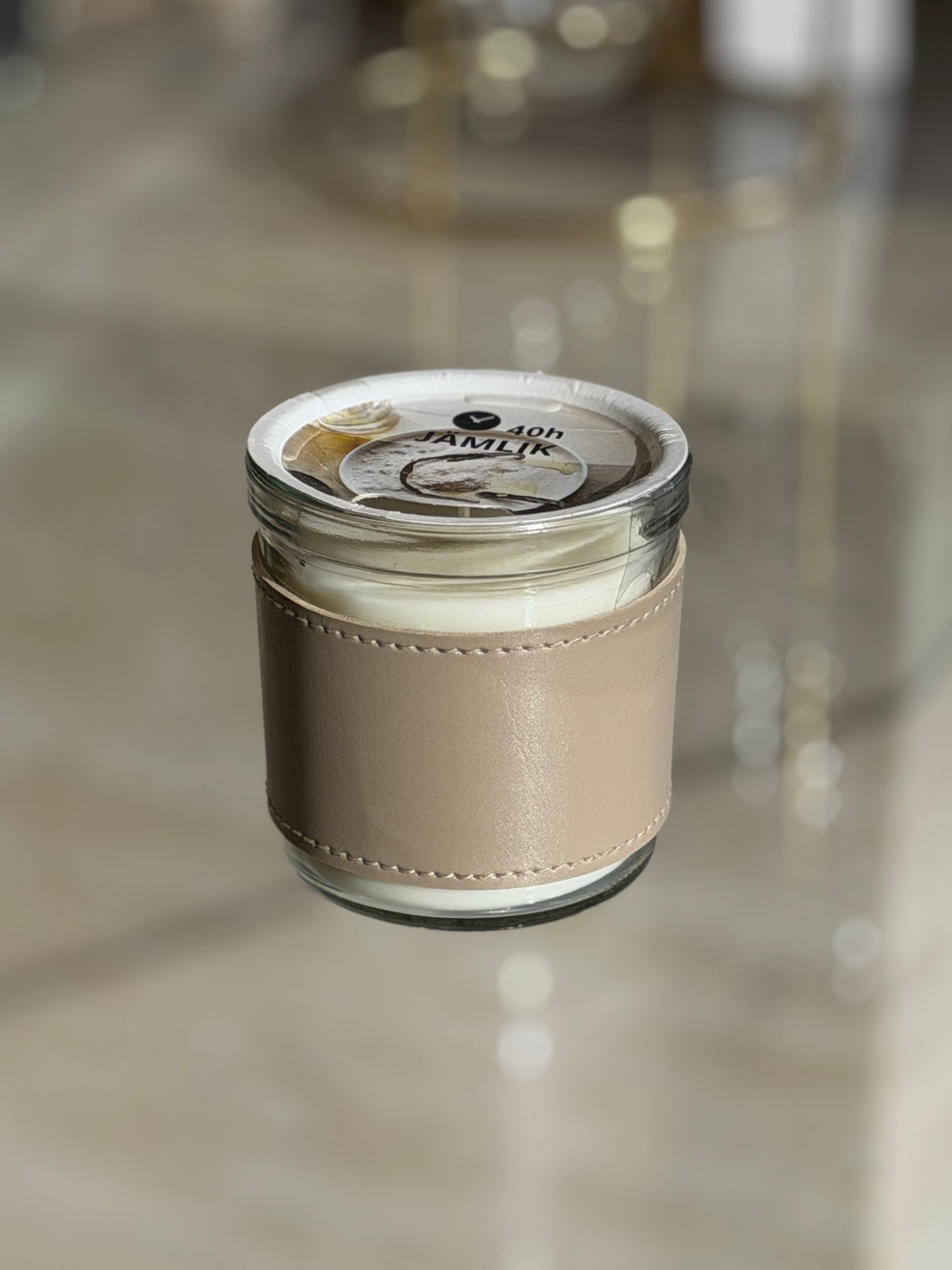 VANILLA LEATHER CANDLE