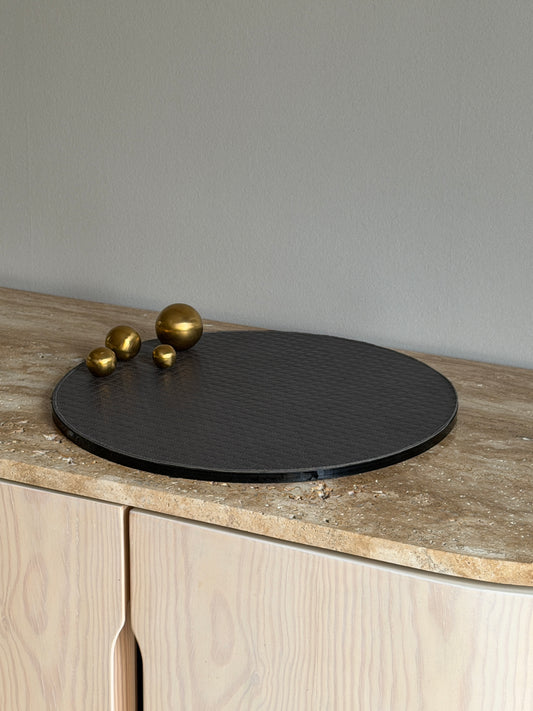CARTER CIRCLE TRAY - GOLD