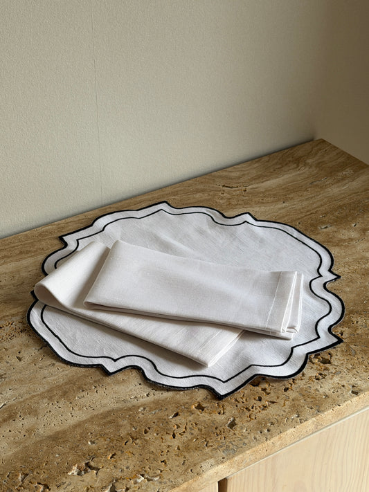 LINEN NAPKINS OFFWHITE