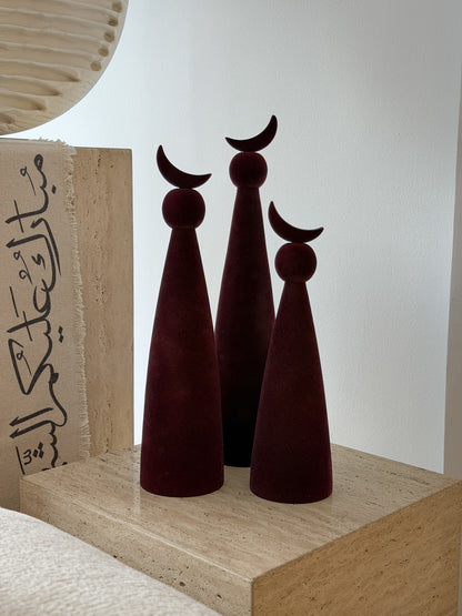 CONE CRESCENTS VELVET