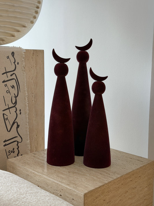 CONE CRESCENTS VELVET