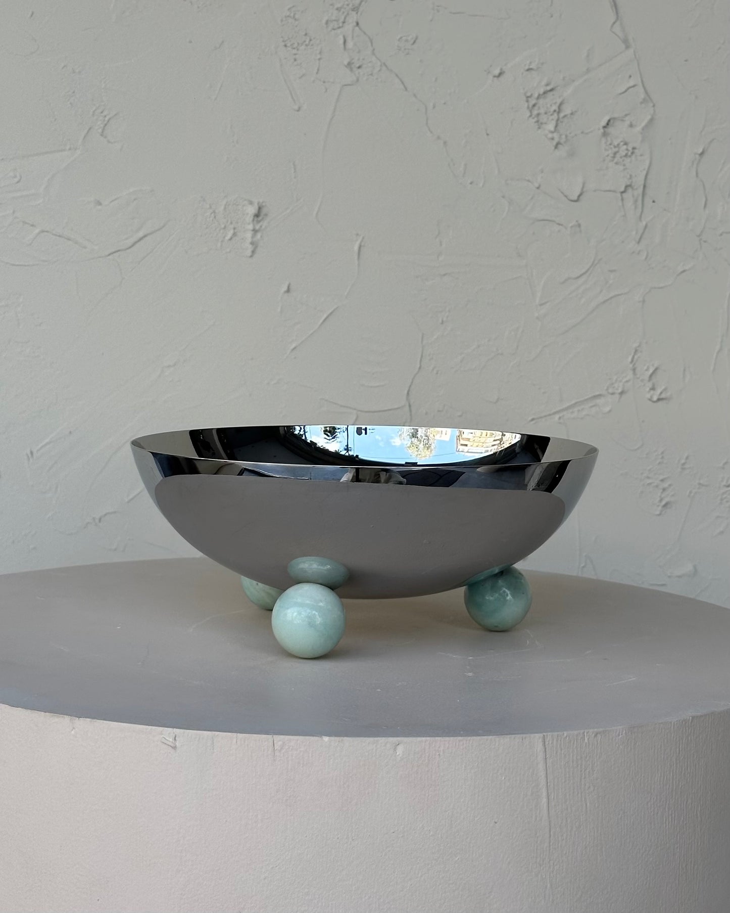 BOWLS WITH AQUAMARINE BASE