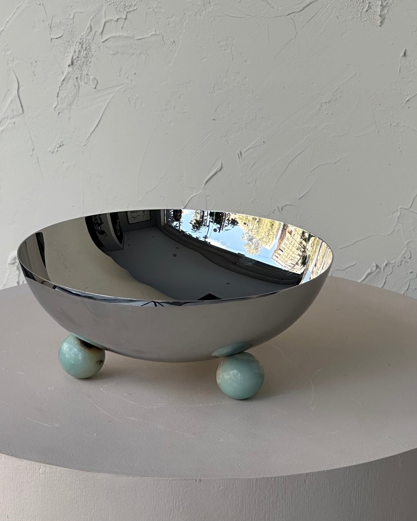 BOWLS WITH AQUAMARINE BASE