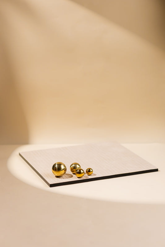 CARTER SQUARE TRAY - GOLD