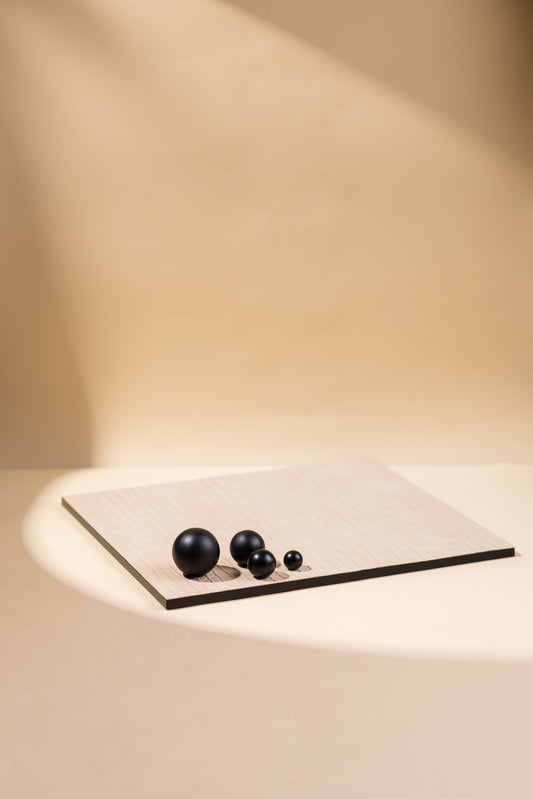 CARTER SQUARE TRAY - BLACK