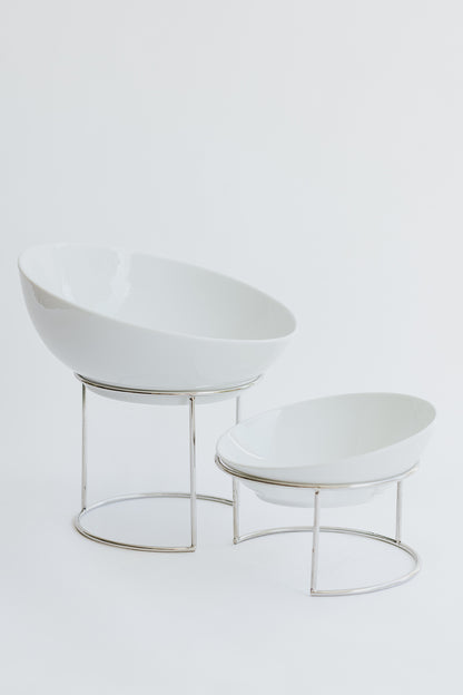 PORCELAIN PLATE AND STAND