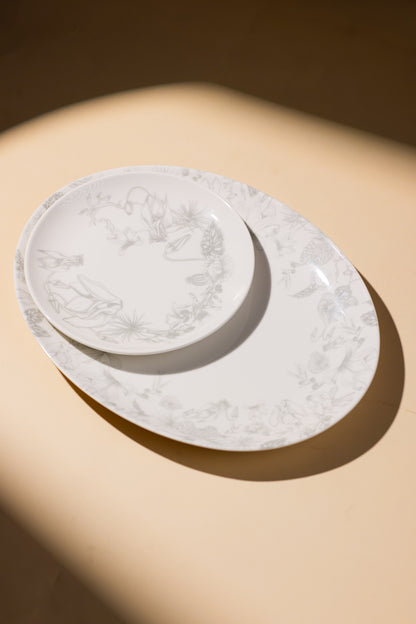 TOILE DU LIBAN DESSERT PLATES SET