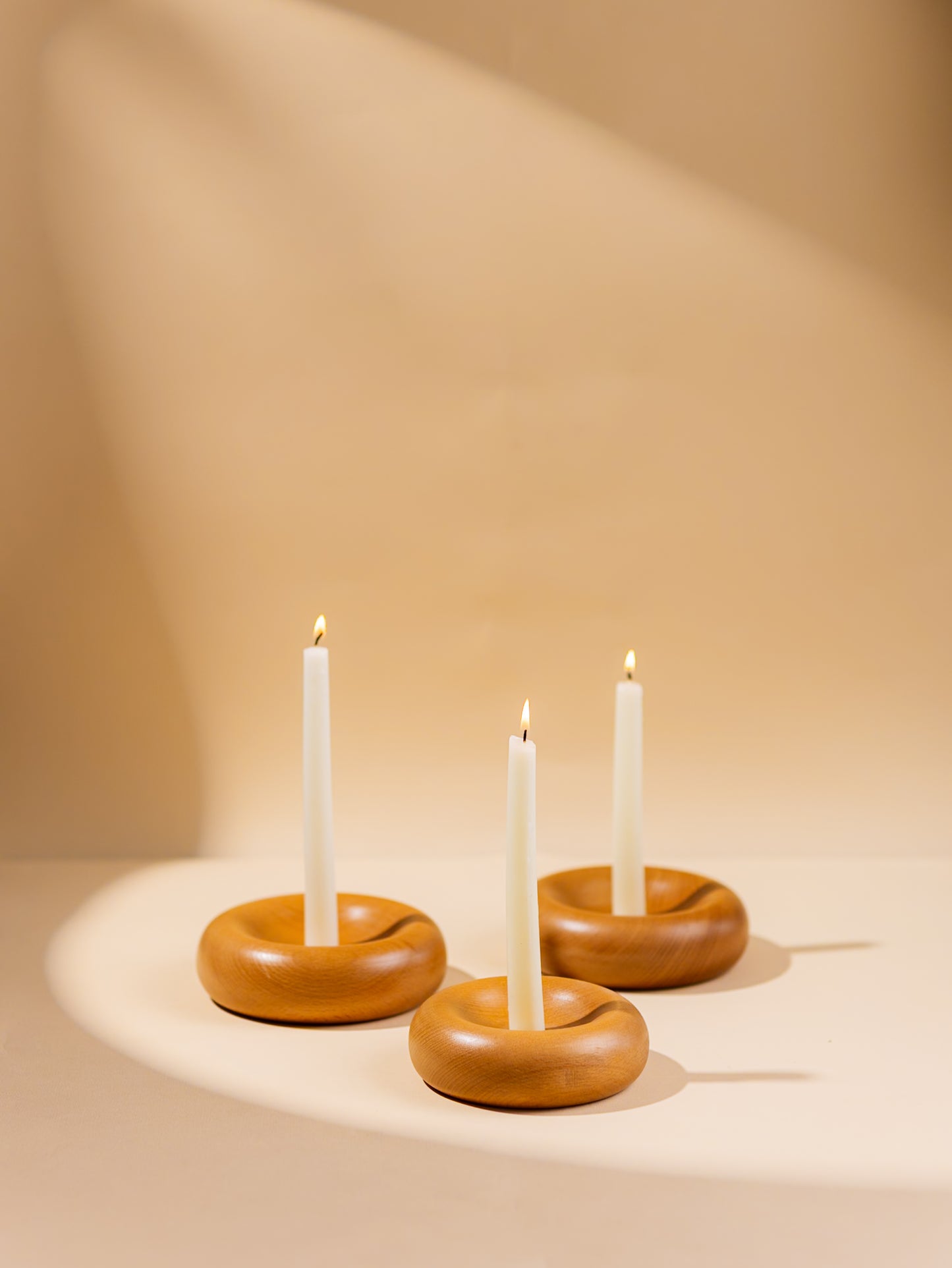 DOUGHNUT CANDLE HOLDERS SET