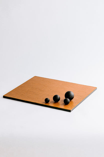 CARTER SQUARE TRAY - BLACK
