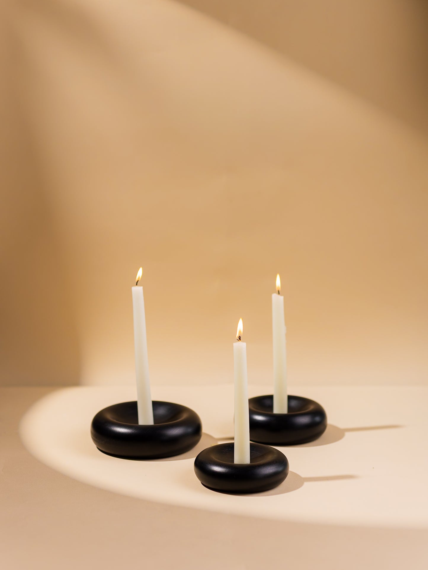 DOUGHNUT CANDLE HOLDERS SET