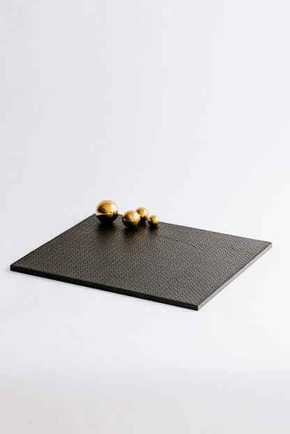 CARTER SQUARE TRAY - GOLD
