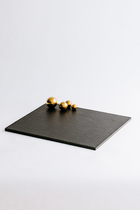 CARTER SQUARE TRAY - GOLD