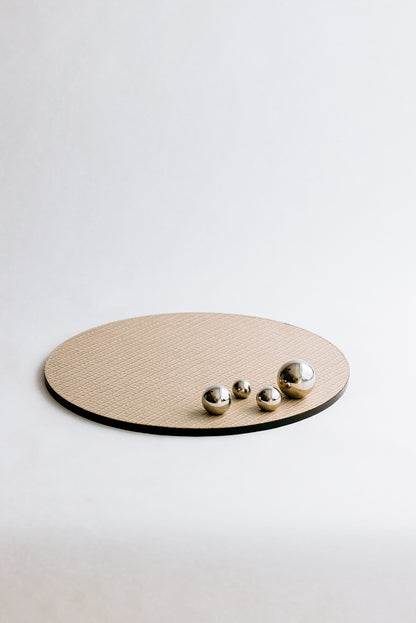 CARTER CIRCLE TRAY - SILVER