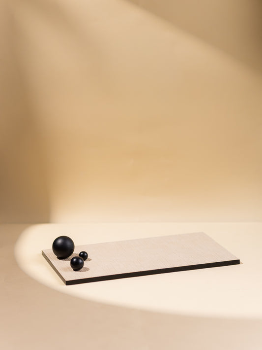 CARTER RECTANGLE TRAY - BLACK