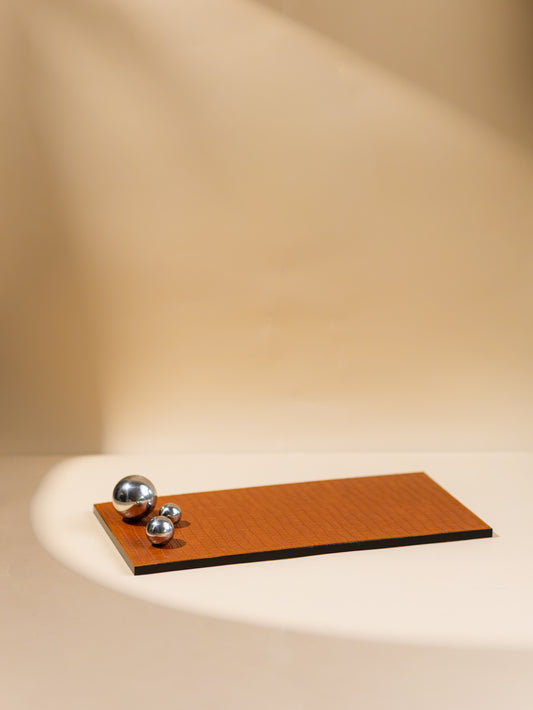 CARTER RECTANGLE TRAY - SILVER