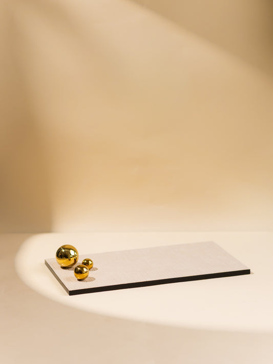 CARTER RECTANGLE TRAY - GOLD