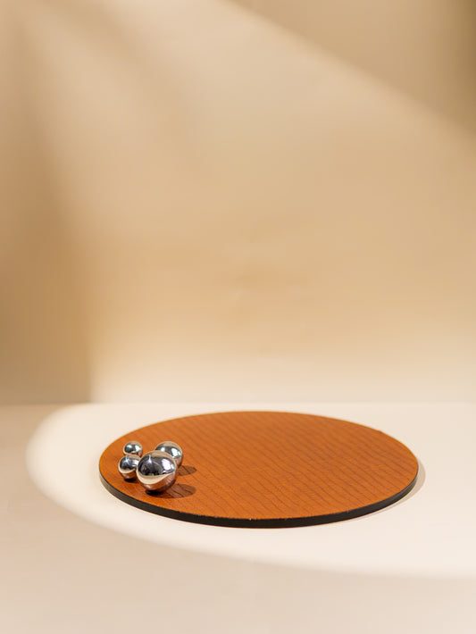 CARTER CIRCLE TRAY - SILVER