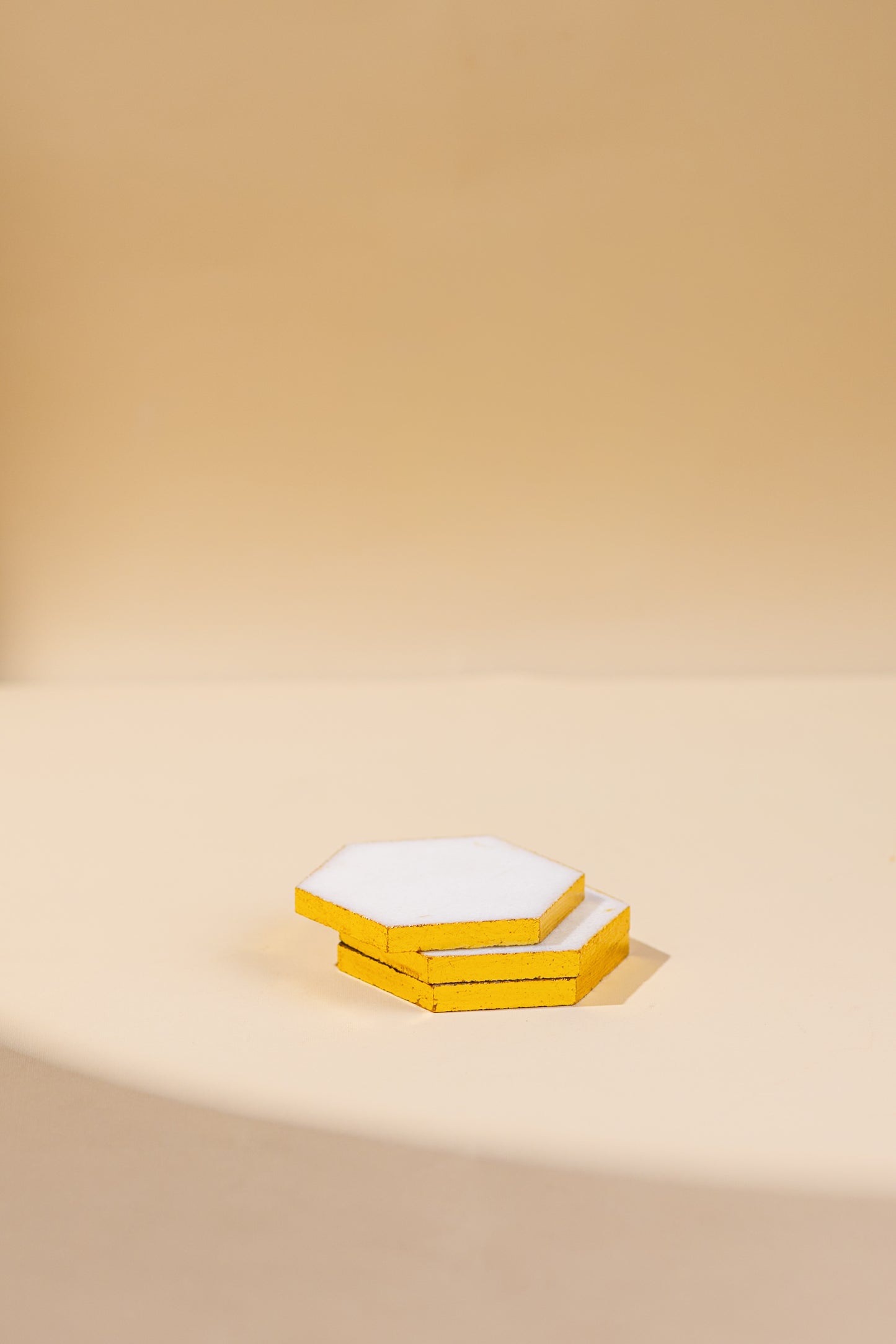 HEXAGON MARBLE COASTERS